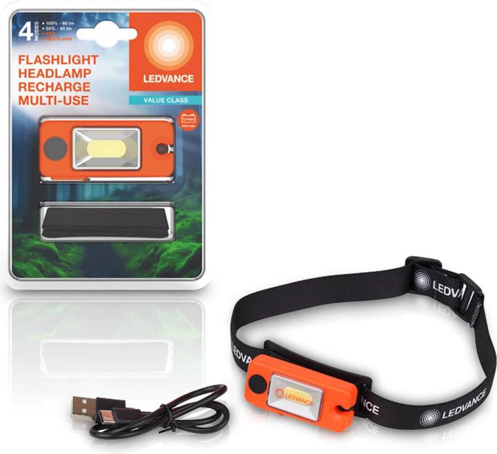 Ledvance Rechargeable LED headlamp (80 lm)