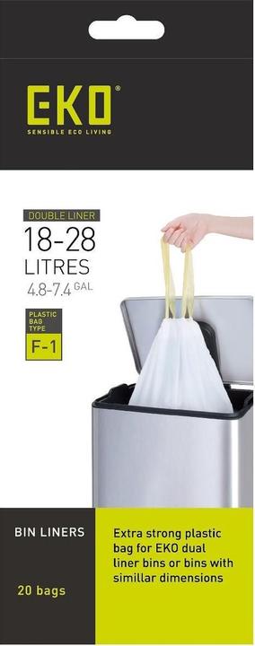 Immagine prodotto EKO Sacchetto per rifiuti tipo F1 18-28 LTR (20 x, 28 l)