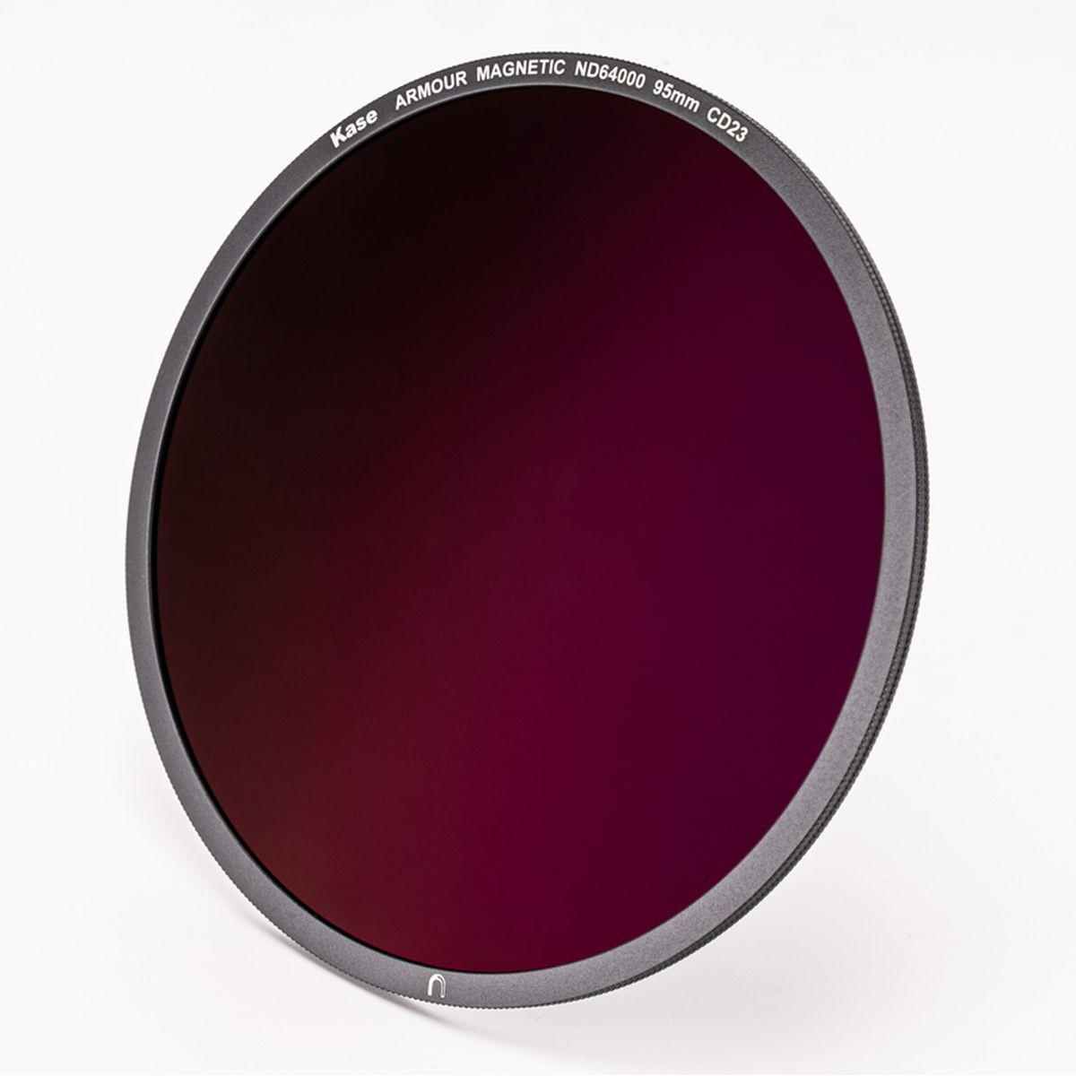 Kase Armour 100 Magnetic Circulair ND64000 (100065281) (Filtri grigi, 100 mm), Filtro fotografico, Nero