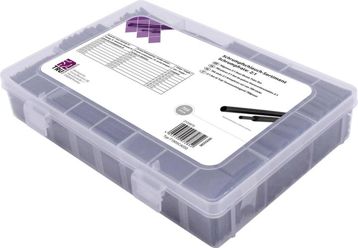 Produktbild Tru Components Schrumfpschlauch Sortiment 2:1, 750 teilig (750 x)
