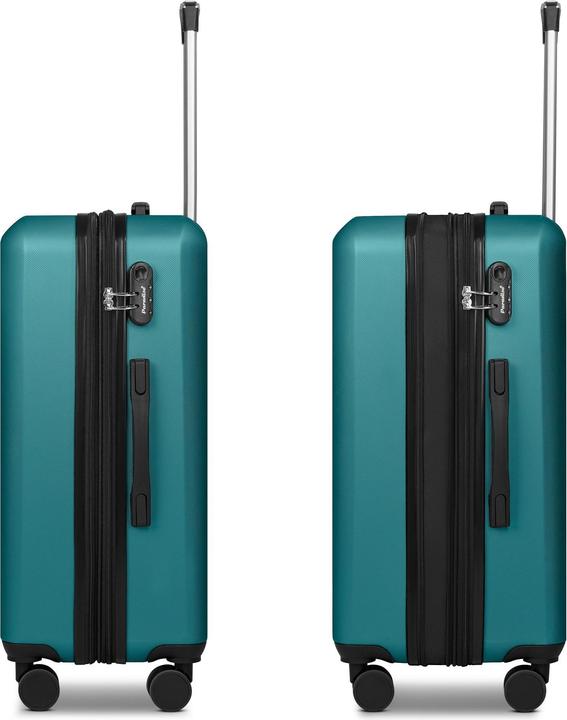 Actual product image Check.In Paradise 2.0 4 Rollen Kofferset 3-teilig mit Dehnfalte (228 l)