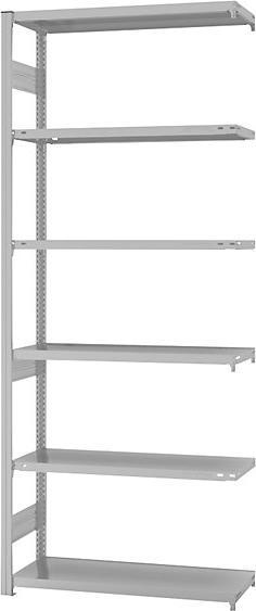 Actual product image eurokraft pro Boltless shelving system, medium duty design, plastic coated