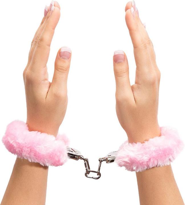 Image du produit Bondage Boutique Poignets de fourrure rose