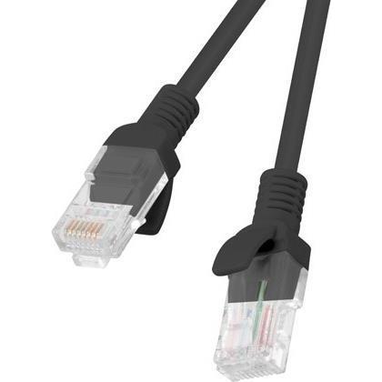 Lanberg PCU5-10CC-0200-BK Netzwerkkabel 2 m Cat5e U/UTP (UTP) Schwarz (U/UTP, CAT5e, 2 m), Netzwerkkabel