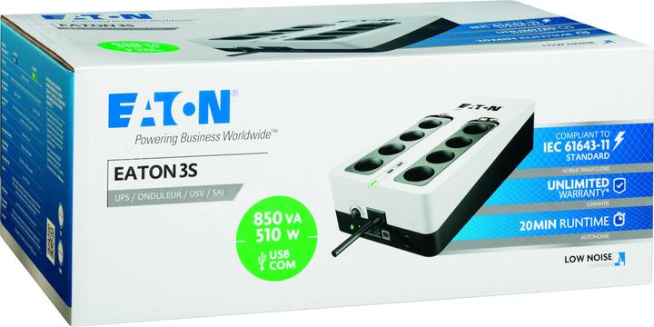 Produktbild Eaton 3S 850 DIN (850 VA, 510 W, Standby USV)