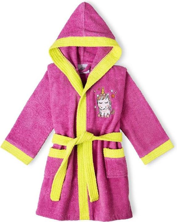 Produktbild Interbaby BADEMANTEL - 100% FROTEE - GRÖssE - 6-8 - FUCHSIA