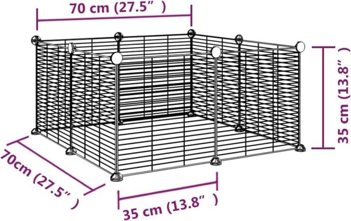 Produktbild vidaXL Haustierkäfig