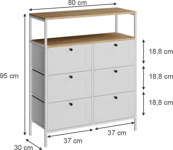 Produktbild Vicco Belaro (80 x 30 x 95 cm)