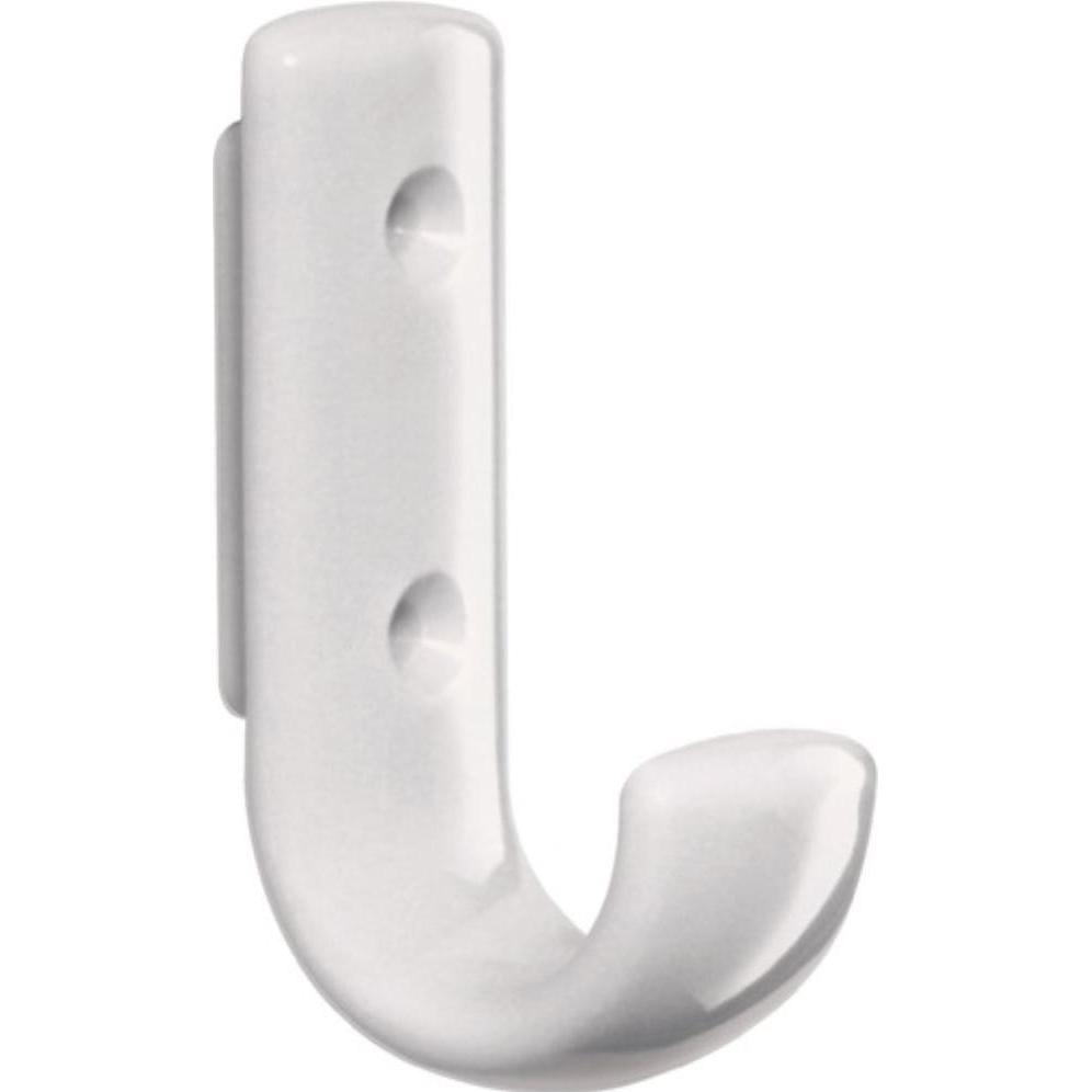Hewi, Garderobe + Kleiderhaken, Garderobenhaken 477.90.060 einfach A.48mm PA tiefschwarz 90 H.75mm