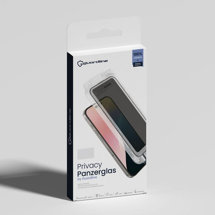 Actual product image Guardline Panzerglas ProInstall Privacy (1 pcs., Apple iPhone 17 Pro Max)