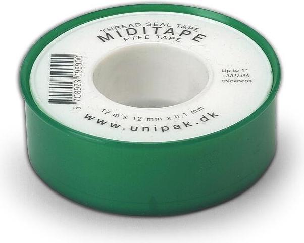 Unipak TEFLON TAPE MIDI 12X12X0.1 (12 mm)
