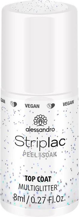 Immagine prodotto Alessandro Striplac Top Coat Multiglitter (Multicolore, Topcoat)