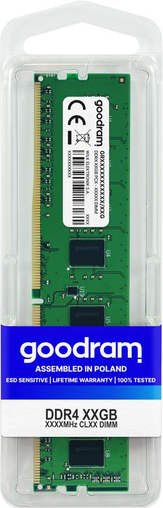 Actual product image Goodram GR3200D464L22S/16G Memory module GB DDR4 (1 x 16GB, 3200 MHz, DDR4-RAM, DIMM)
