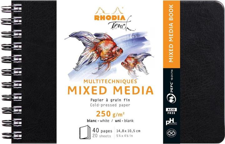 Produktbild Rhodia Touch Mixed Media Book (Harter Einband)