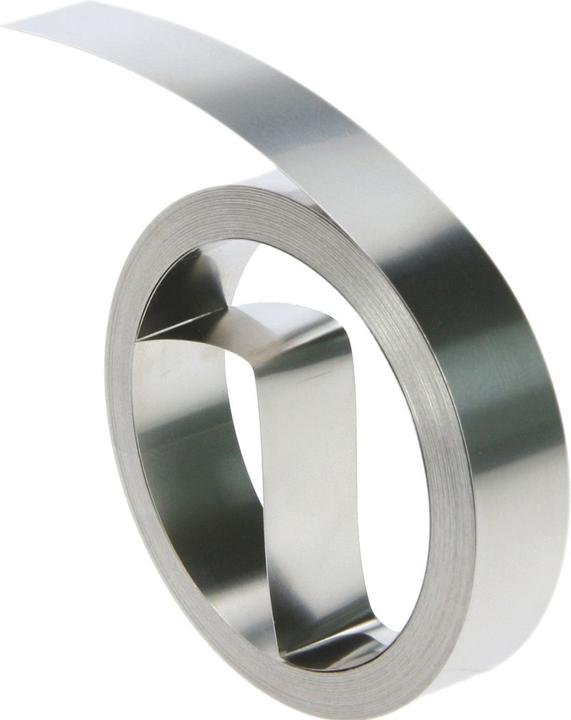 Dymo Nastro goffrato in metallo (1.20 cm, Argento)