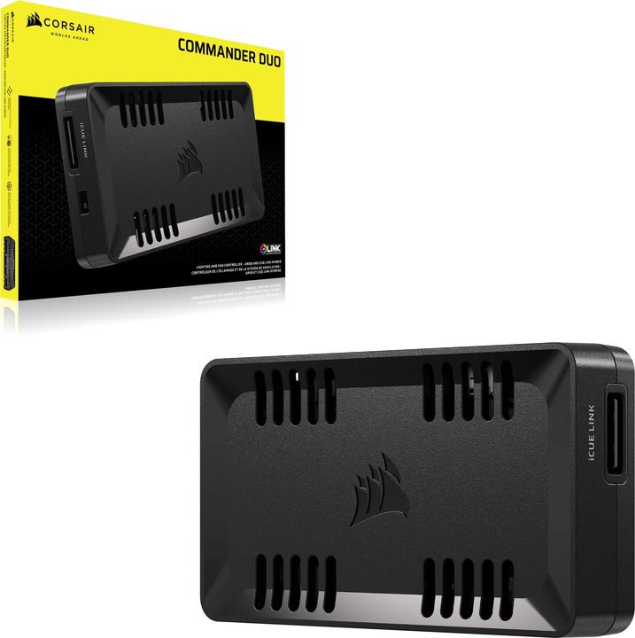 Corsair Commander Duo Lighting and Fan Controller – ARGB and iCUE LINK Hybrid (RGB)