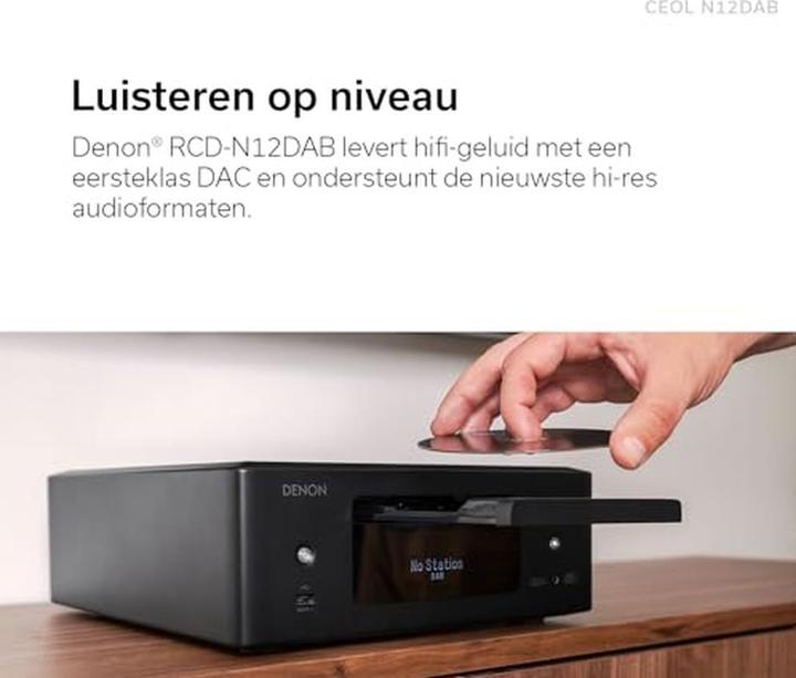 Produktbild Denon CEOL N12 DAB (Multiroom, Spotify Connect, CD Player, 2x 65 W)