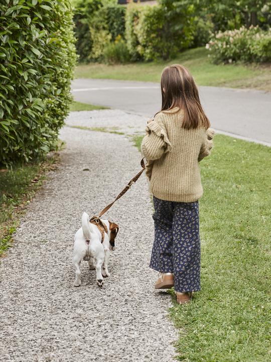Produktbild Vertbaudet Strickpullover mit Rüschen und Zopfmuster Mädchen (92)