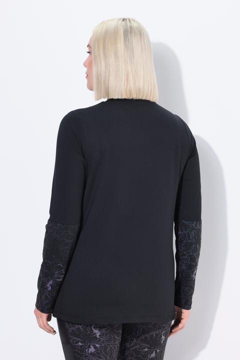 Immagine prodotto Ulla Popken Maglia classica e funzionale con maniche lunghe, scollo a girocollo e materiale riciclato (46, 48)