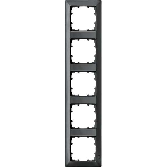 Siemens, Zubehör Schalterprogramm, Rahmen 5f carb glz DELTAline Kst 5TG2555-6