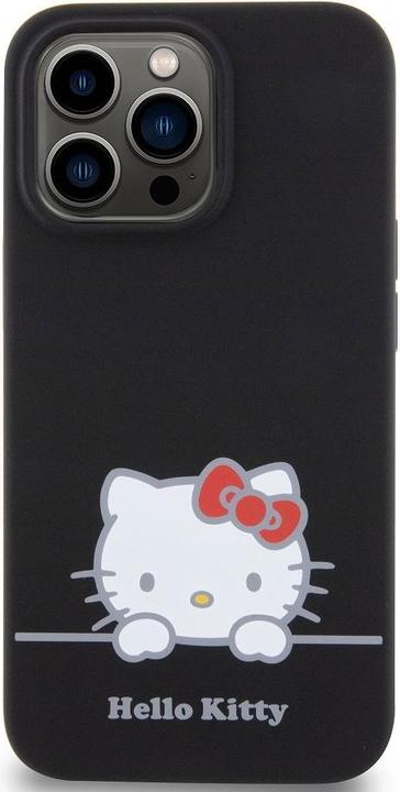 Produktbild Hello Kitty Liquid Silicone Daydreaming Logo Case for iPhone 13 Pro Black (Apple iPhone 13 Pro)