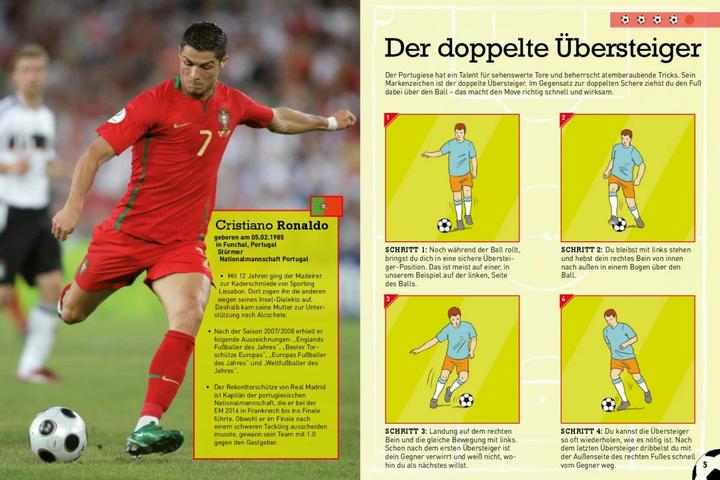 Produktbild Die besten Fussballtricks - Mit Trainingsposter (Deutsch, Sandra Noa, Hendrik Kranenberg, Schwager & Steinlein Verlag, 2017)