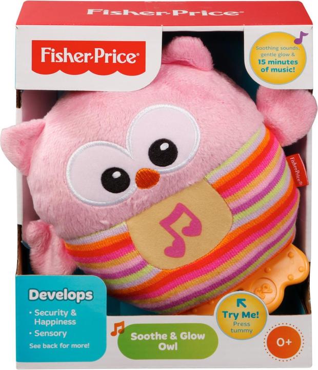 Produktbild Fisher-Price Leuchtende Kuschel Eule (20.30 cm)