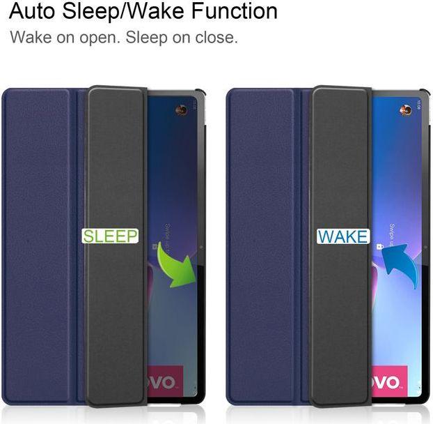 Produktbild MU Classic Dreifach faltbare Leder Hülle (Tab P12 Pro)