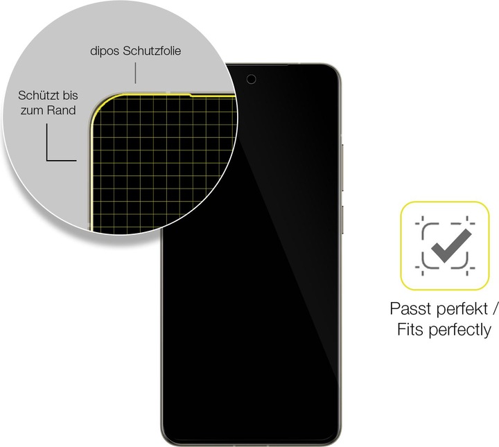 Produktbild Dipos 3D Full Cover Schutzfolie (1 Stück, Realme 7 Pro)