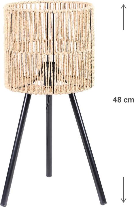 Image du produit Natura Punto Lampe de table en corde et bois