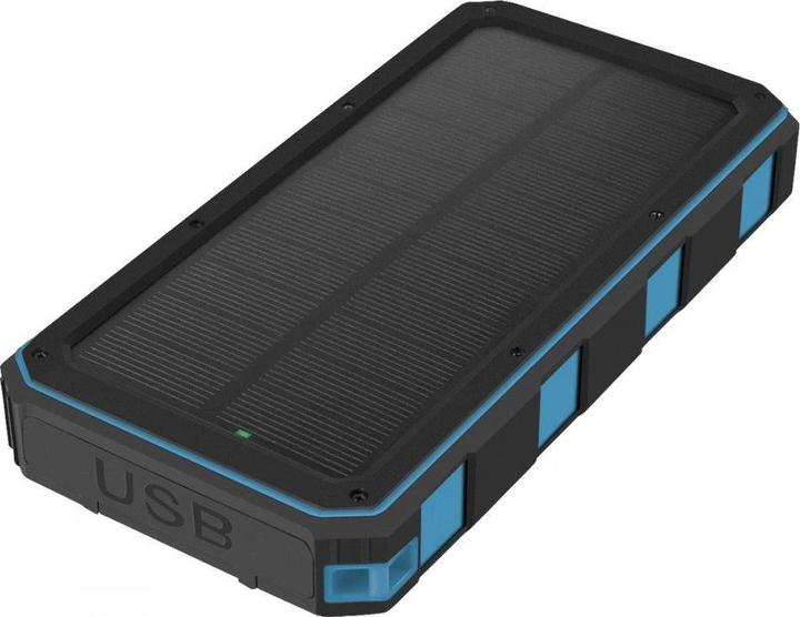 Image du produit fontastic Banque de puissance solaire 20000 mA (20A) avec charge à induction 15W USB-C 2 x USB Fast Charge (20000 mAh, 22 W, 74 Wh)