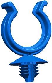 Actual product image HellermannTyton 151-14312 CTC13FT6-HIRHS-BK-D1 Holder for protective hose Black