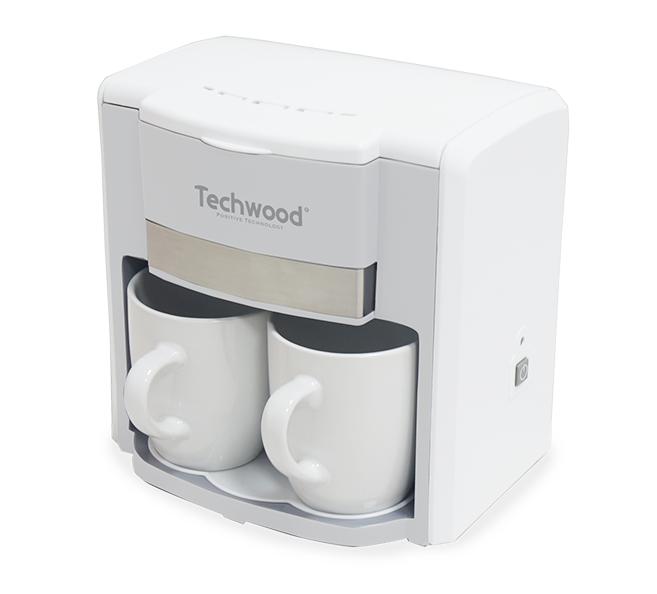Produktbild Techwood Ekspres przelewowy Przelewowy ekspres do kawy na 2 filiżanki (biały)