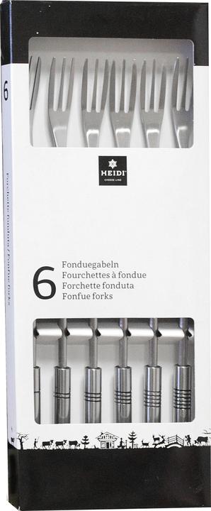 Produktbild Heidi Cheese Line Fonduegabeln silberfarben
