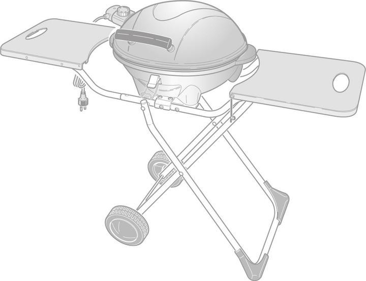 Produktbild Ohmex Barbecue Grill mit Trolley GRIL-3660 (1.50 kW)