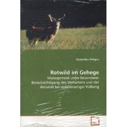 Rotwild im Gehege, Fachbücher