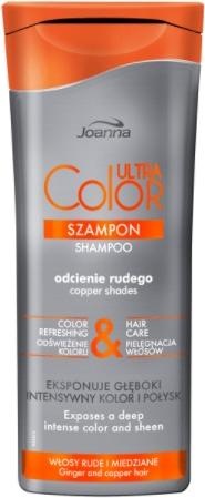 Joanna Ultra Color Shampoo For Red And Copper Hair 200Ml (200 ml, Flüssiges Shampoo)