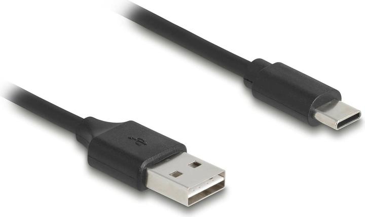 Image du produit Delock Spiralkabel EASY-USB 2.0 Typ-A Stecker zu USB Type-C (0.80 m, USB 2.0)