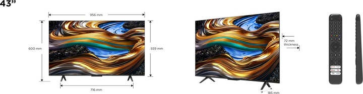 Image du produit TCL 43P755 (43", LED, 4K, 2024)