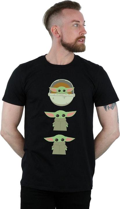 Immagine prodotto Star Wars The Mandalorian The Child Posing Maglietta Uomo (XL)