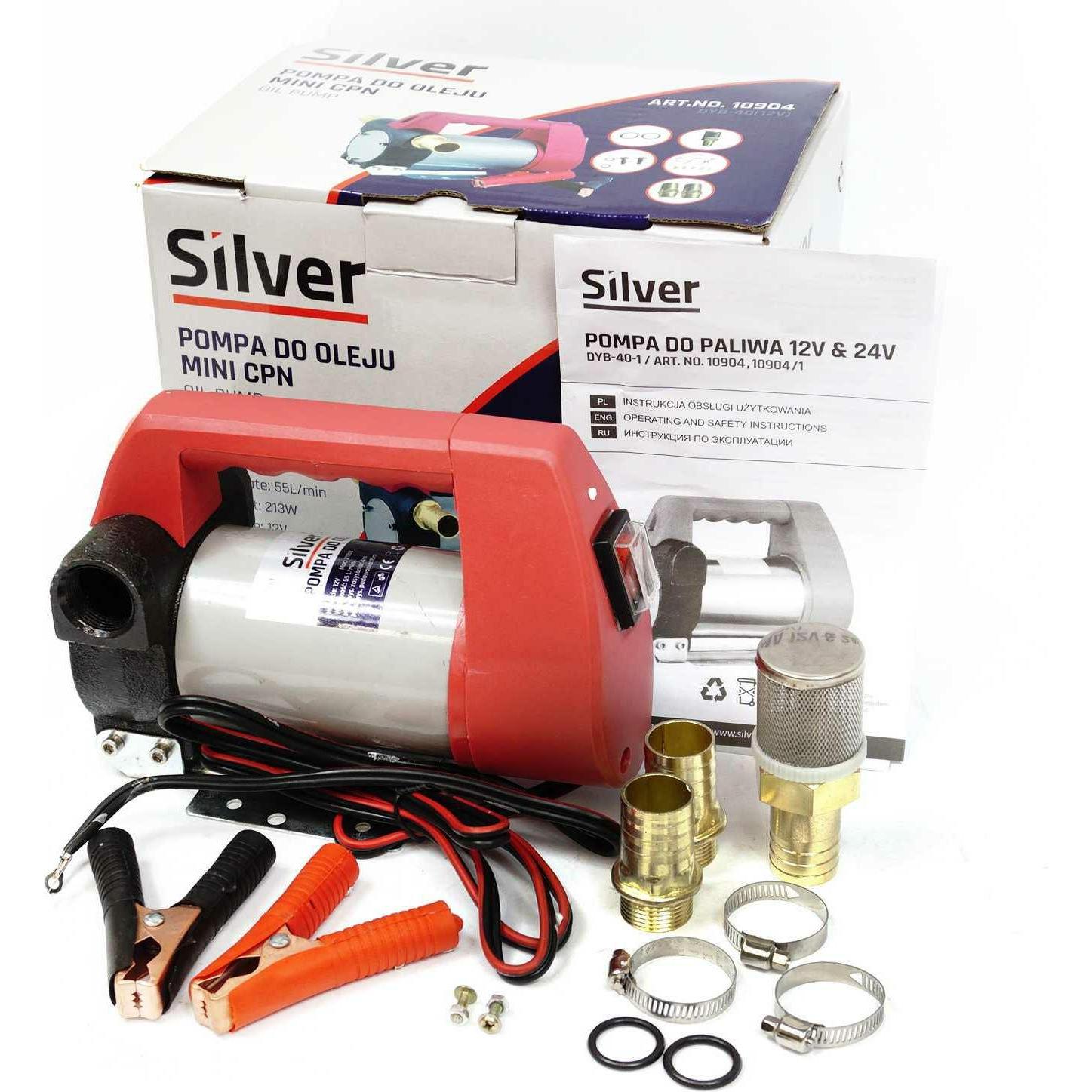 Silver, Wasserpumpe, Pompa Olejowa 12v