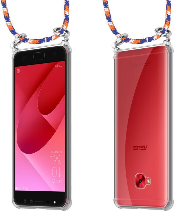 Produktbild Cadorabo TPU Handy Kette SILBER Cover (Asus Zenfone 4 Selfie Pro)