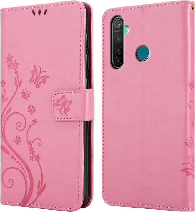 Actual product image Cadorabo Flower Book Case for Realme 5 PRO / Realme Q (Realm Q, Realme 5 Pro)