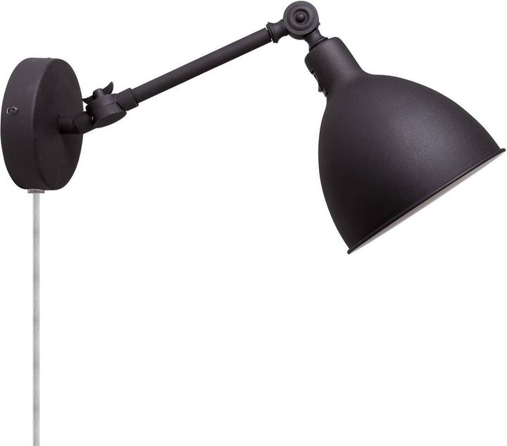 By Rydens Bazaar mini wall lamp with plug black (E27)