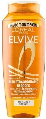 Actual product image L'Oréal Paris Elvive Shampoo 300ml Nutrient Oil (300 ml, Liquid shampoo)