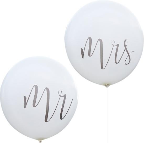 Immagine prodotto Ginger Ray Pallone grande MR&MRS (2 x)