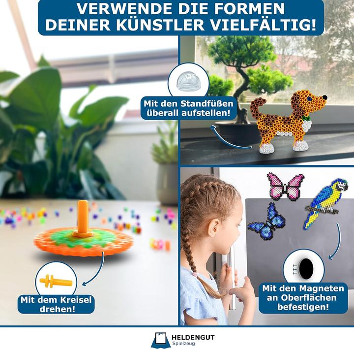 Produktbild Haldengut Mega-Bügelperlen-Set