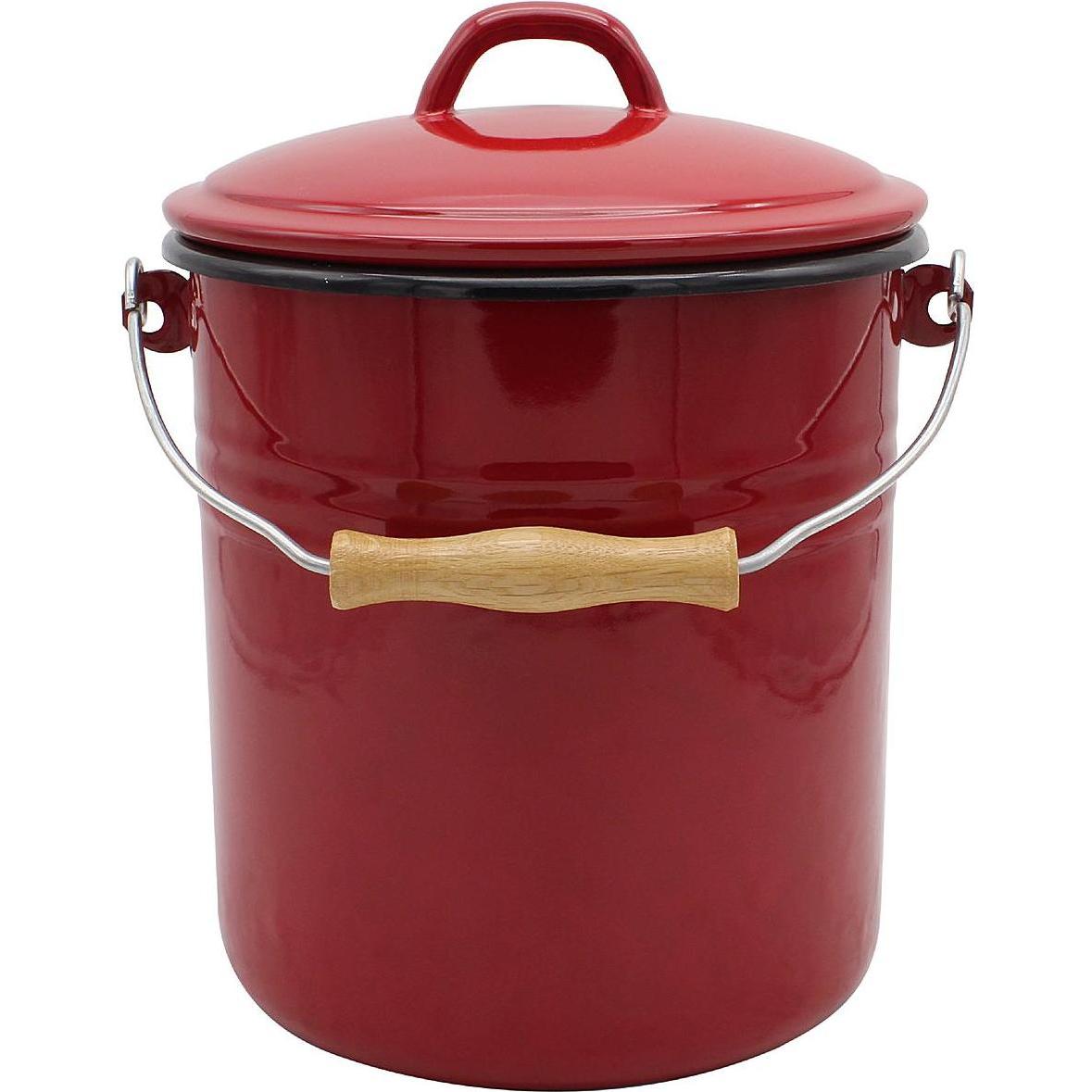 Krüger Mülleimer, Abfalleimer, Rot