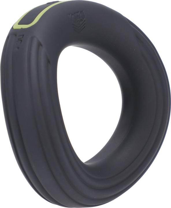 Actual product image Doc Johnson Rev Cock Throbber - Vibrating Cockring - Black (4.52 cm)