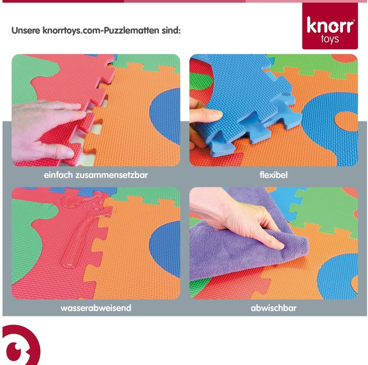 Actual product image Knorrtoys Alphabet and numbers (30 x 30 cm)